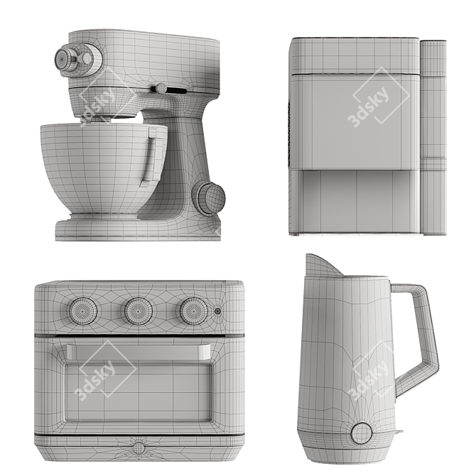 GE CoolTouch Kettle & More 3D model image 6