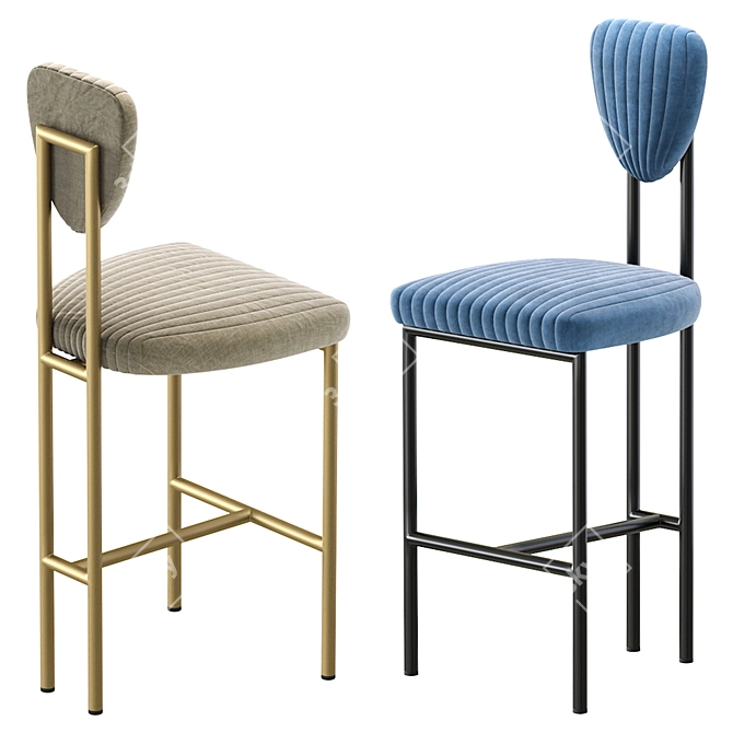 AURORA Bar Stool by Cazarina 3D model image 5