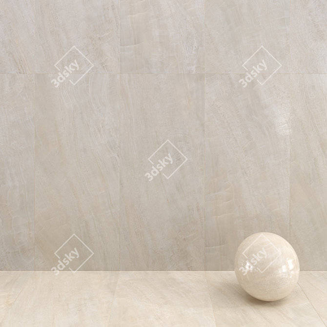 Title: Infinite White Onice Marble 3D model image 1