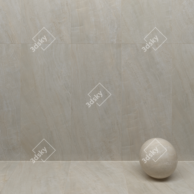 Title: Infinite White Onice Marble 3D model image 5