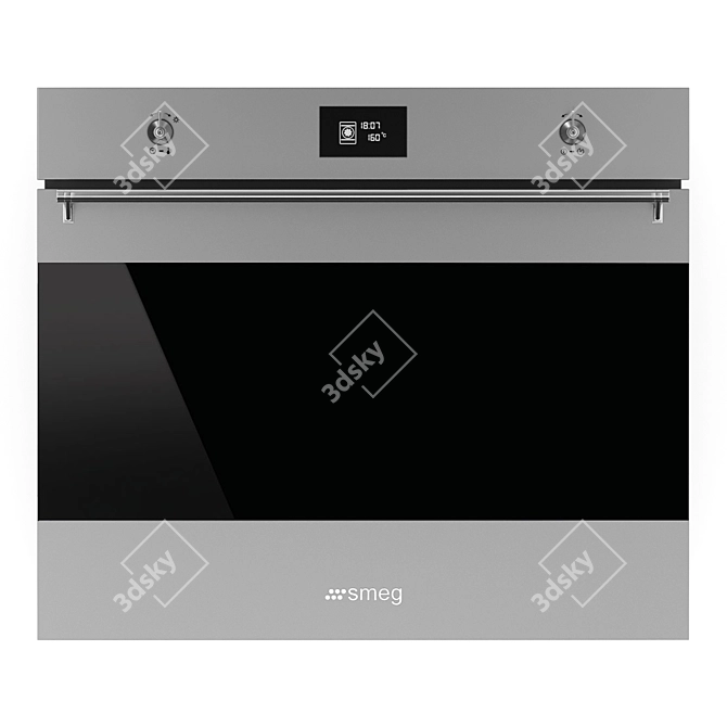 Sleek SMEG Kitchen Appliances Bundle 3D model image 15