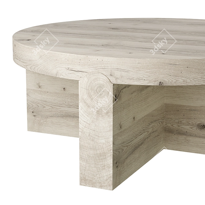 Donel Coffee Table: Sleek Elegance 3D model image 7