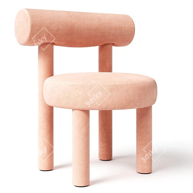 Gropius Miniature Kids Chair 3D model image 1