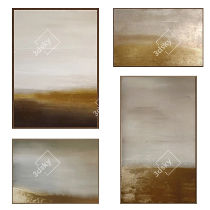 Abstract Art Set by Pau Escat 3D model image 1