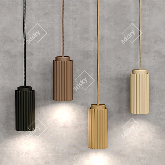 Pholc Donna 7 Pendant Light 3D model image 2
