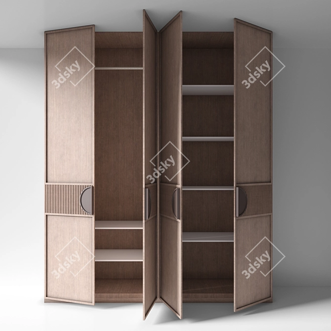 Editable Modern Wardrobe 3D Models 3D model image 3