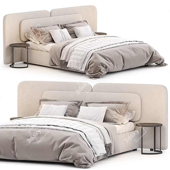  Modern Angelo Bed Design 3D model image 1