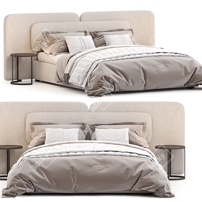  Modern Angelo Bed Design 3D model image 2