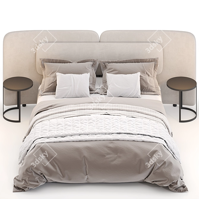  Modern Angelo Bed Design 3D model image 4