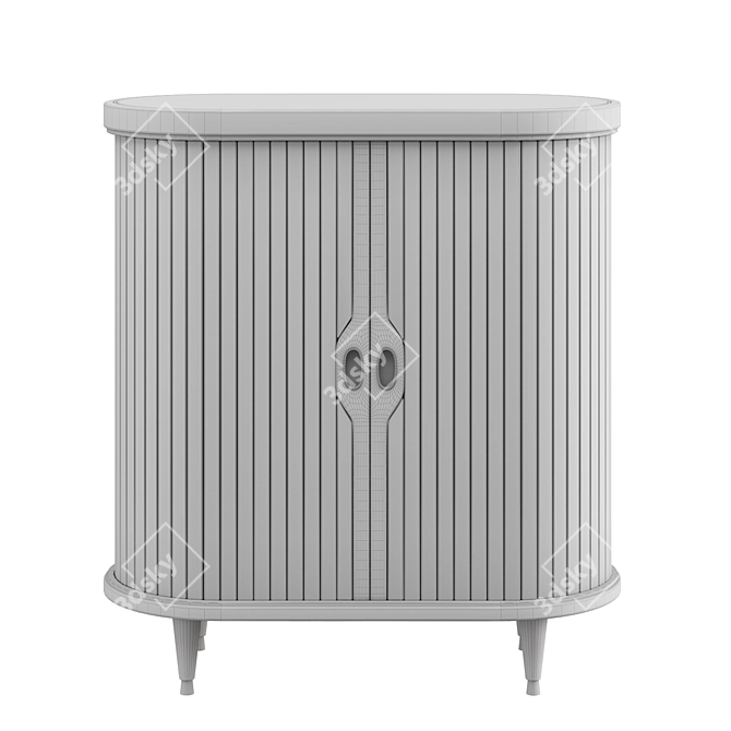 Stylish Soho Home Bartender Station 3D model image 2