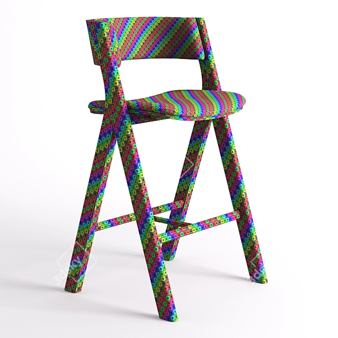 Modern Cantarutti Bar Stool 18K 3D model image 7