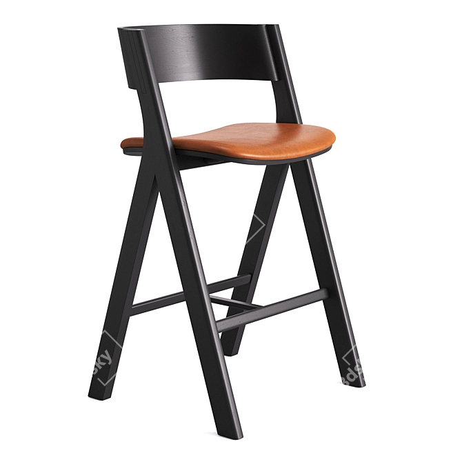 Modern Cantarutti Bar Stool 18K 3D model image 10