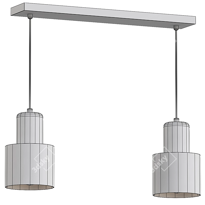 Contemporary Wicklow Designer Lamp 🌟 3D model image 2