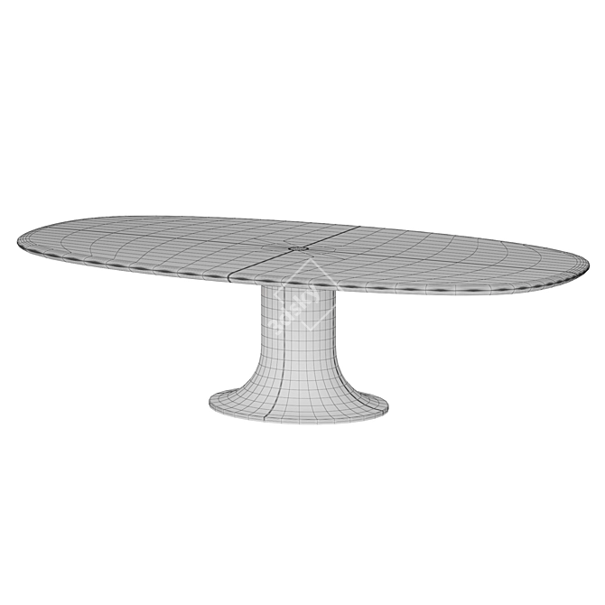 Giorgetti Mizar Luxury Polygonal Table 3D model image 4