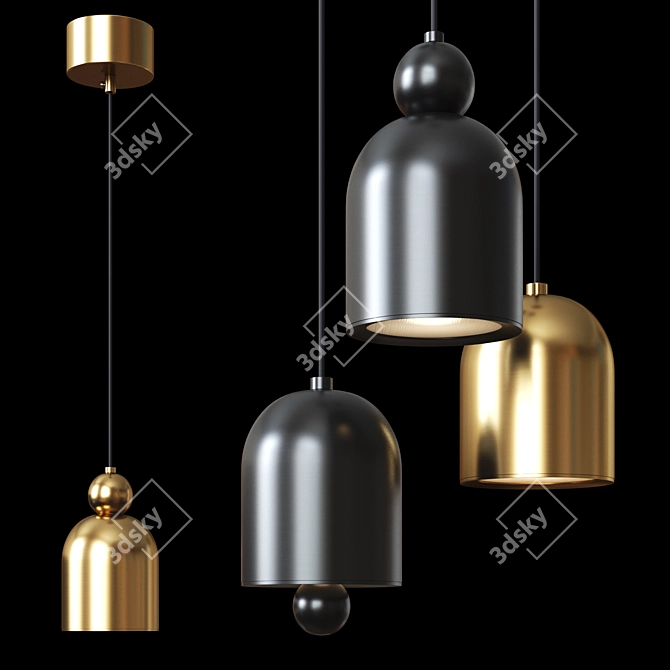 Modern Design Lamp Piet - Trio 3D model image 2