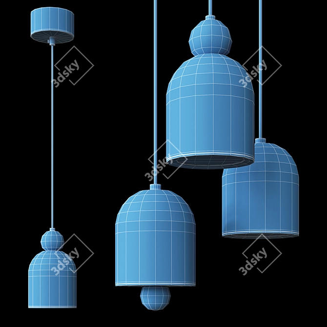 Modern Design Lamp Piet - Trio 3D model image 4