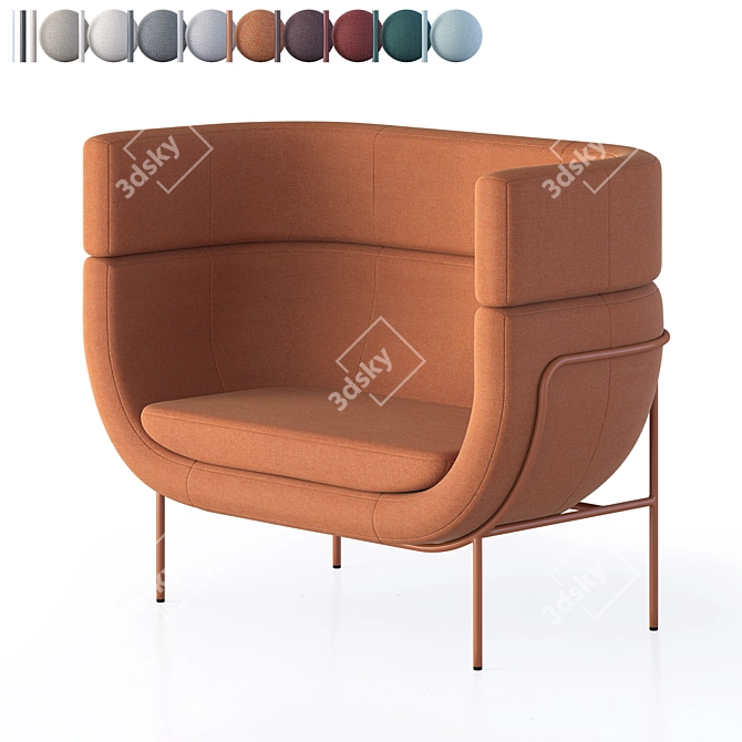 NID 2 Sofa: Versatile and Stylish 3D model image 1