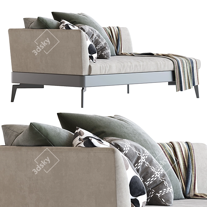 Feel Good Chaiselongue Flexform 2016 3D model image 2