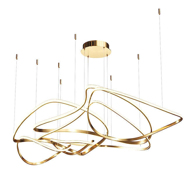 Modern Pendant Light Fixture - Carsten 3D model image 3