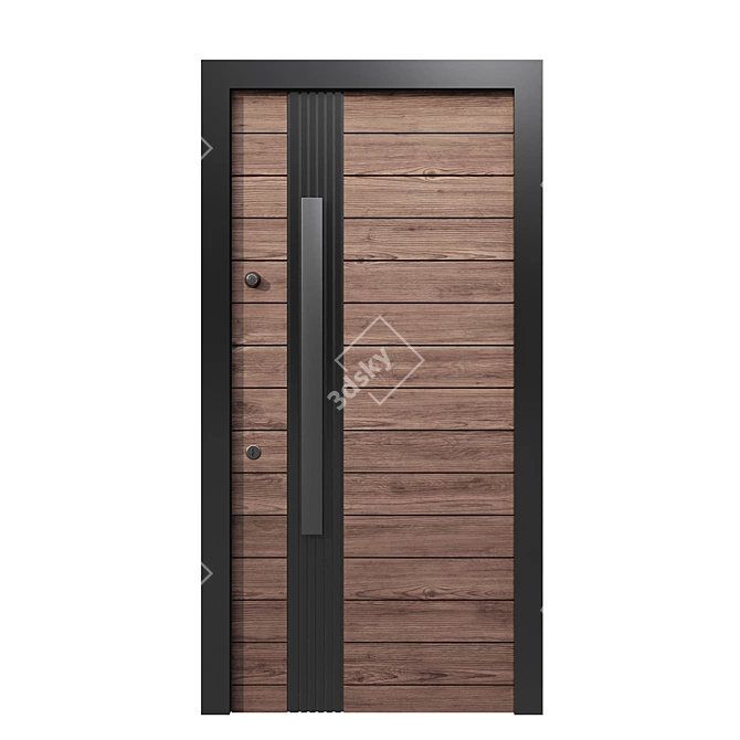 Versatile Entry Door Collection 3D model image 3