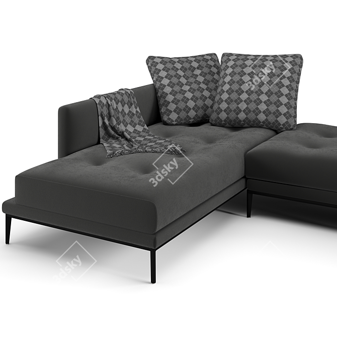 Bonaldo Soft Island Sofa 407cm 3D model image 7