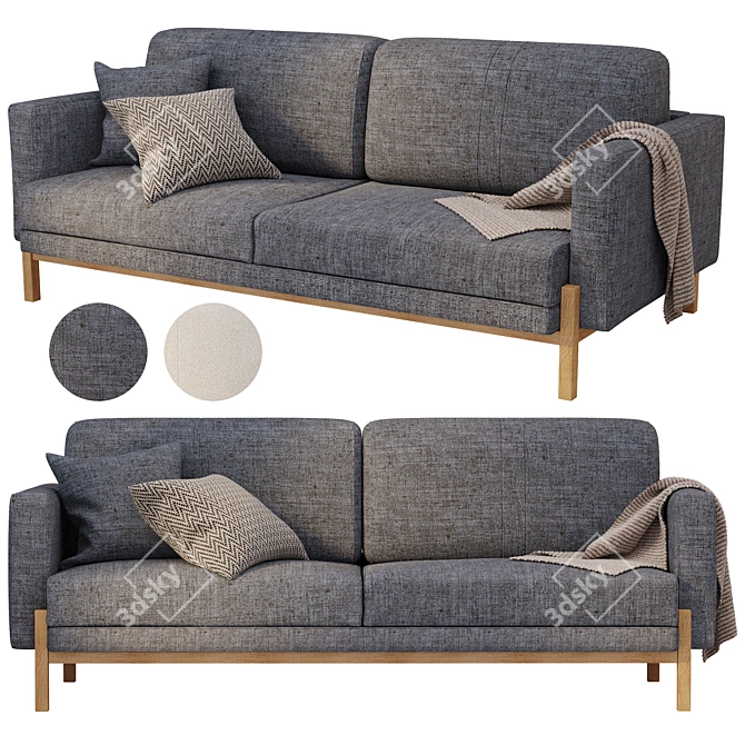DANTONE HOME Lagom Sofa Bed 3D model image 4