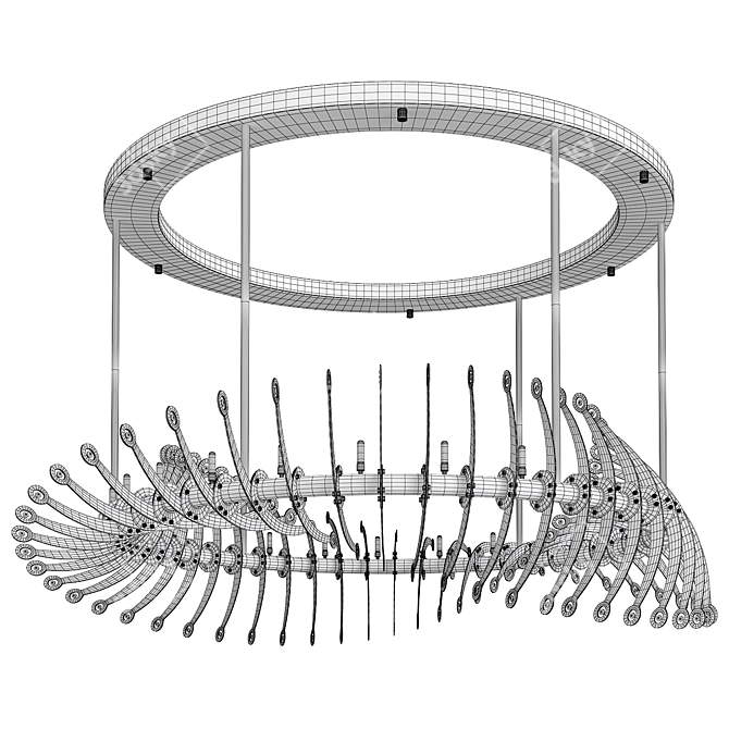  Sleek Keidini 2013 Lighting Fixture 3D model image 3
