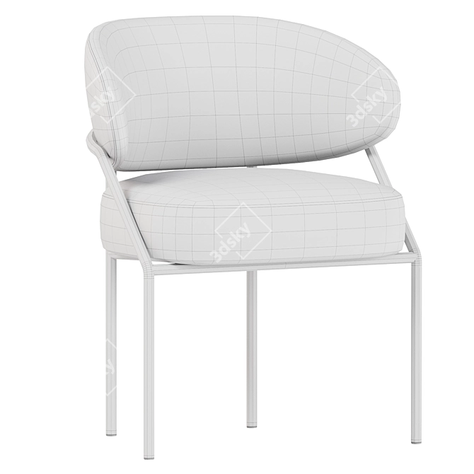 ISETTA Chair: Chic Italian Design 3D model image 6