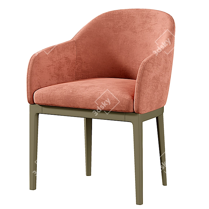 Modern Beneke Chair 2015 Version 3D model image 4