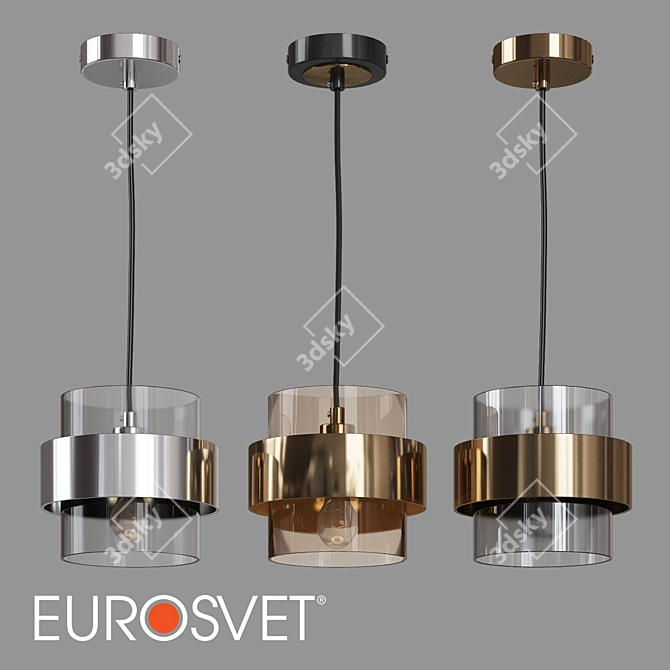  Eurosvet Arcada Pendant Light 3D model image 1