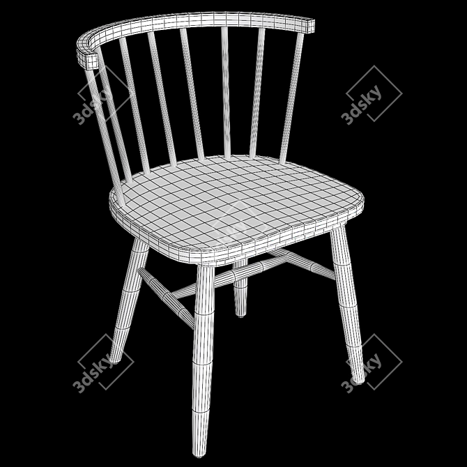 Modern Dining Set 2017 3D model image 4