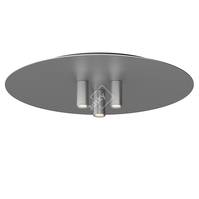 Modern LED Flush Mount Lighting 3D model image 4