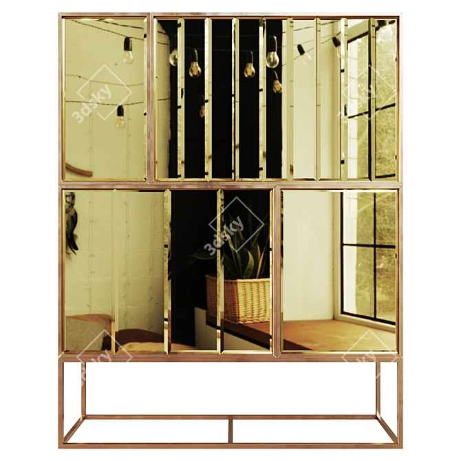 Wolfang Storage Cabinet - Bold Forms 3D model image 2