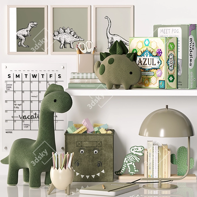 Interchangeable 3D Toy Unit Kit 3D model image 5