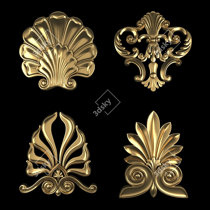 3D Ornament Modelling Kit 3D model image 1