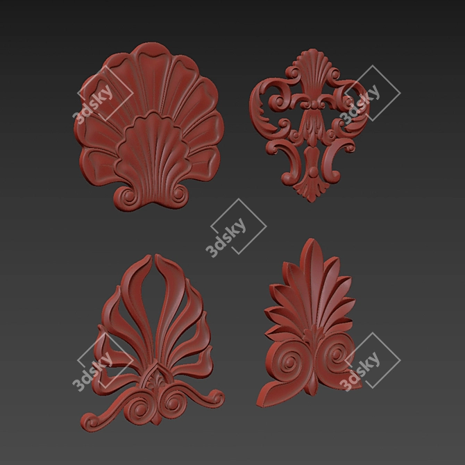 3D Ornament Modelling Kit 3D model image 6