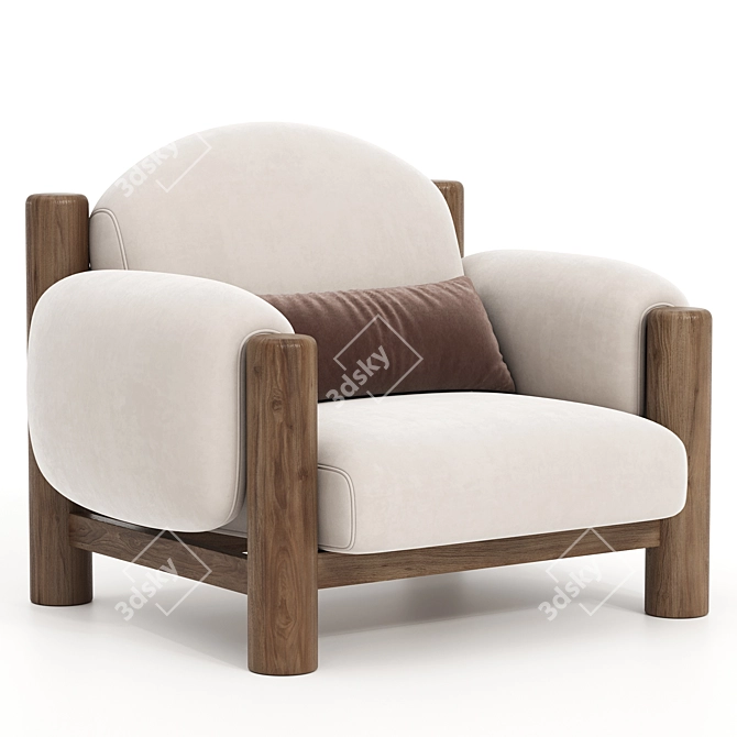 Stylish James Chair, 2014 Version 3D model image 3