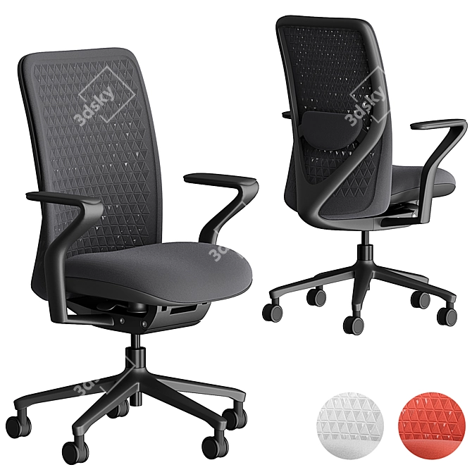 Ergonomic Verve Chair - 3D Model 3D model image 15