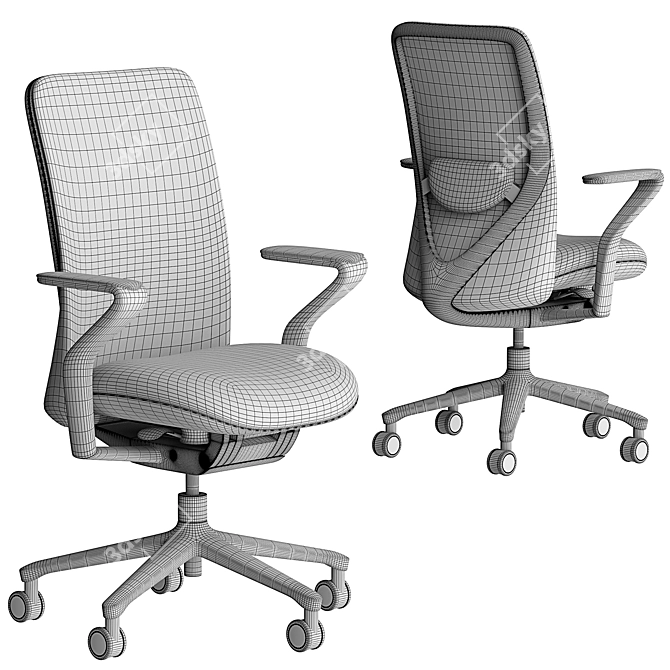 Ergonomic Verve Chair - 3D Model 3D model image 21