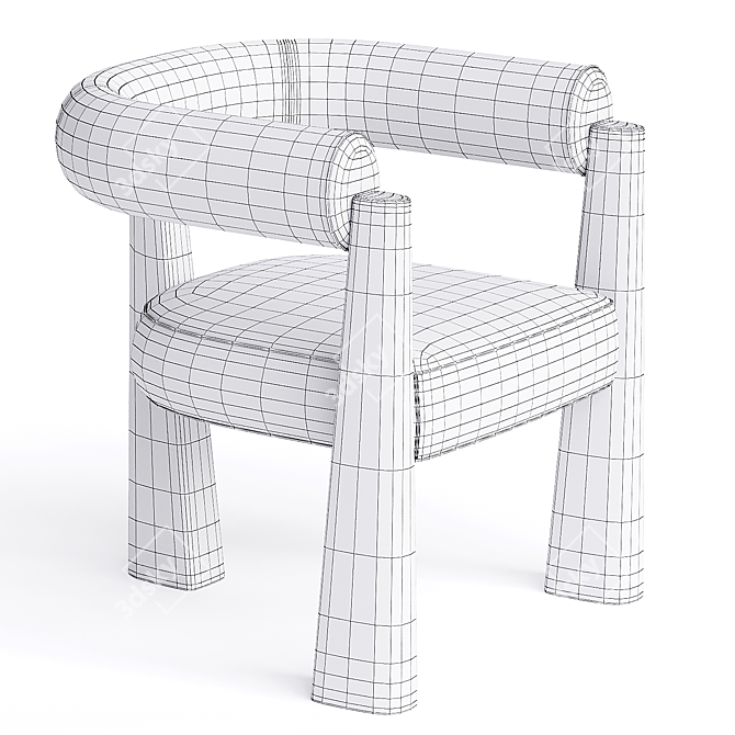 Contemporary Cassandre Armchair Design 3D model image 3