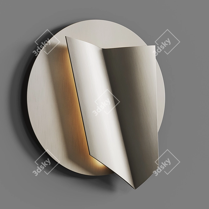 Illuminated Metal Wall Art Amadeus 3D model image 6