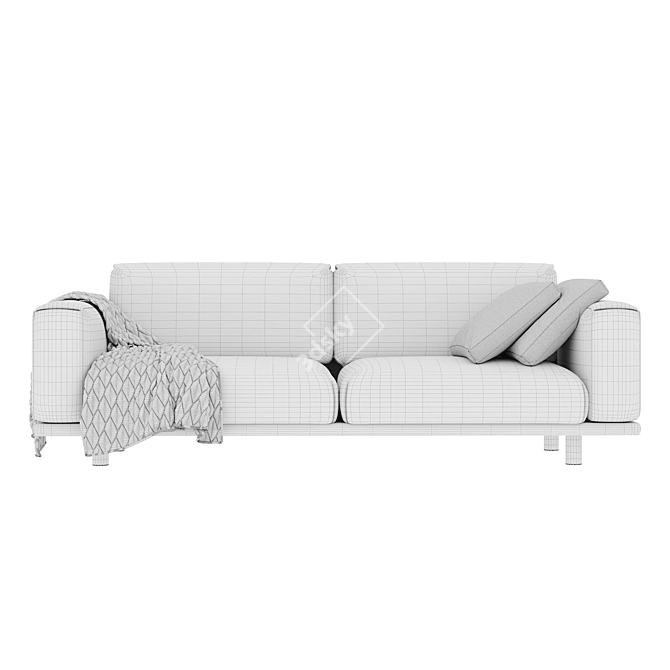 Carero Sofa | 260x98x87 cm 3D model image 5