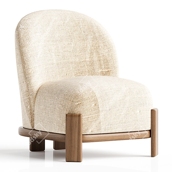 Cosmos Berjer: Modern Comfort Seating 3D model image 1
