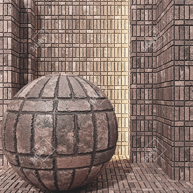 High-Quality Brick Texture Pack 3D model image 1