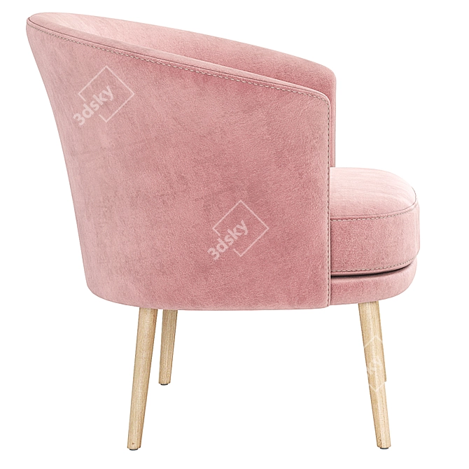 Hay Dorso Armchair 3D Model 3D model image 4