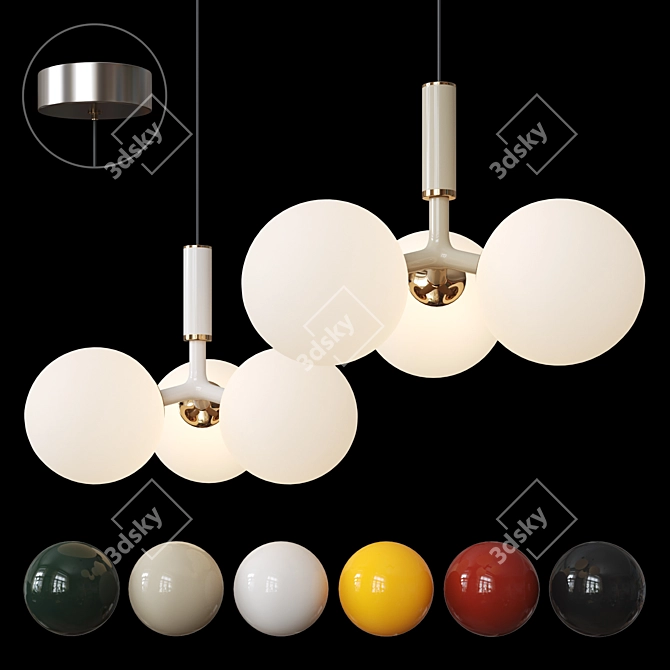 Elegant Lampatron Marias Design Lamp 3D model image 1