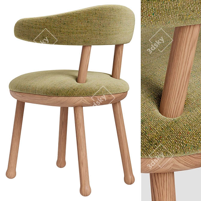 Pierre Yovanovitch Oopsy Chairs Collection 3D model image 3