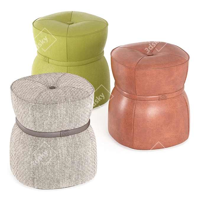  Modern Ottoman Furniture Design 3D model image 1