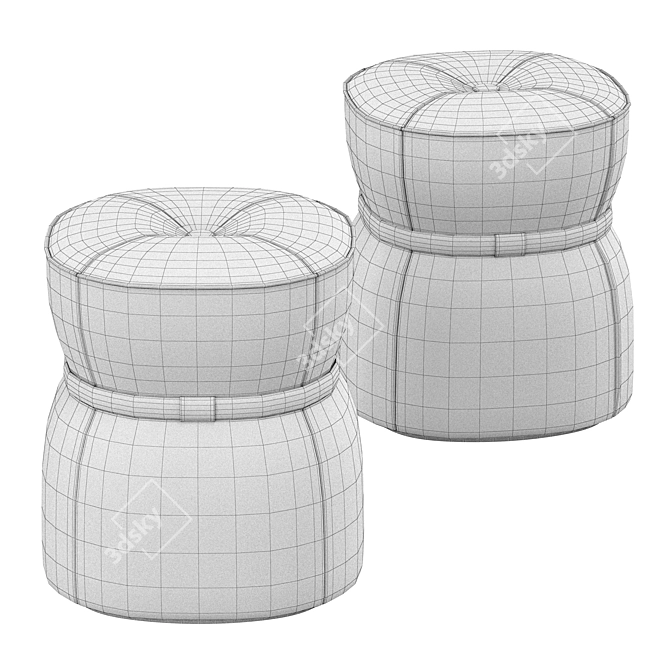  Modern Ottoman Furniture Design 3D model image 6