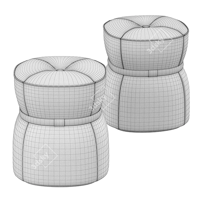  Modern Ottoman Furniture Design 3D model image 7